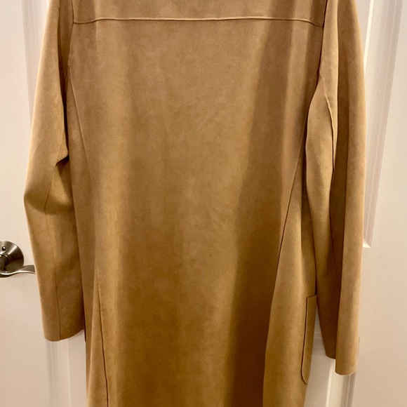 Joan Vass Faux Suede Jacket - Picture 2 of 4